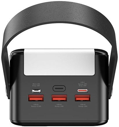Внешний аккумулятор Deppa NRG Turbo V4 60000 mAh черный Фото 2