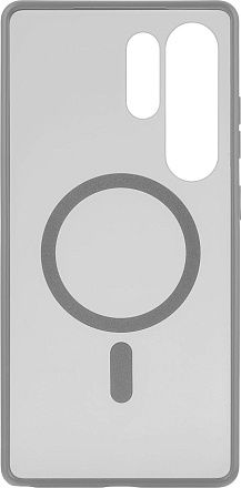 Чехол uBear Cloud Mag Case для Galaxy S25 Ultra, soft-touch серый Фото 2