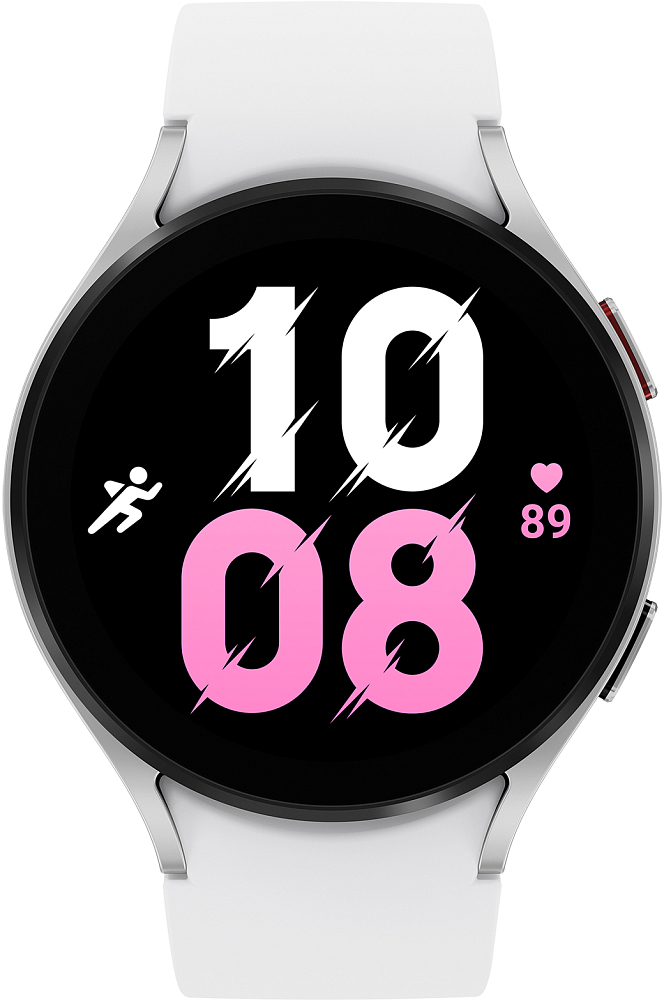Смарт-часы Samsung Galaxy Watch5, 44 мм серебро (SM-R910NZSAGLB) SM-R910NZSAGLB, цвет серебристый