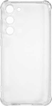 Чехол moonfish для Galaxy S23+ с усиленными углами, силикон прозрачный