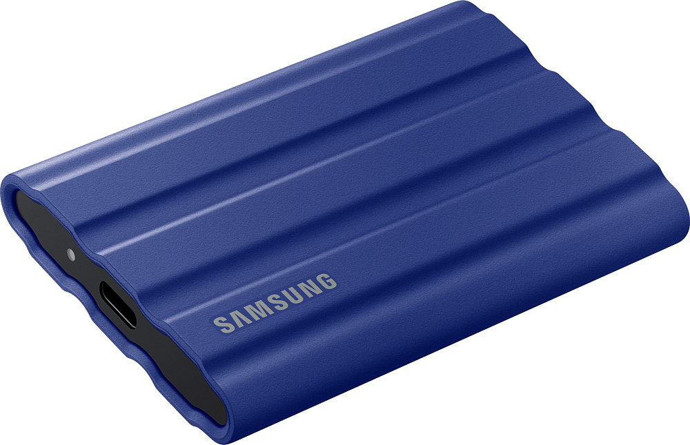 Внешний накопитель Samsung T7 Shield 1 ТБ синий MU-PE1T0R/WW MU-PE1T0R/WW - фото 5
