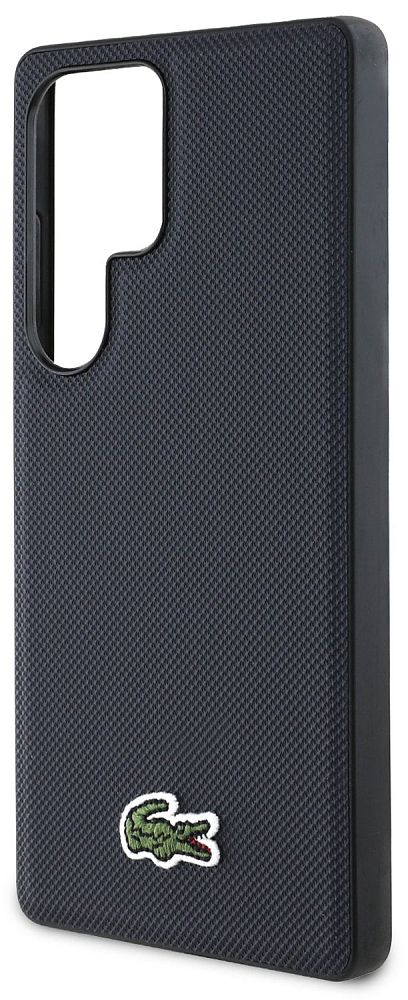 Чехол Lacoste Iconic Woven MagSafe для Galaxy S25 Ultra синий