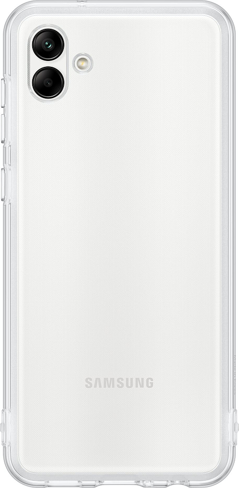 Чехол Samsung Soft Clear Cover для Galaxy A04 прозрачный EF-QA045TTEGRU - фото 1