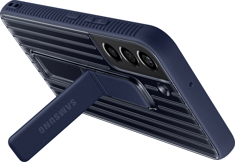 Чехол Samsung Protective Standing Cover для Galaxy S22 темно-синий EF-RS901CNEGRU - фото 9