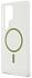 Чехол Guess Glitter Circle MagSafe для Galaxy S25 Ultra прозрачный