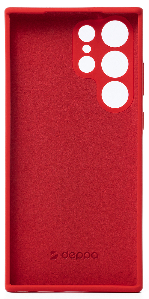 Чехол Deppa Liquid Silicone Pro для Galaxy S23 Ultra Красный 88372 - фото 2