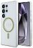 Чехол Guess Glitter Circle MagSafe для Galaxy S25 Ultra прозрачный Фото 4