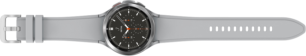 Смарт-часы Samsung Galaxy Watch4 Classic, 46 мм серебро SM-R890NZSACIS, цвет серебристый - фото 6