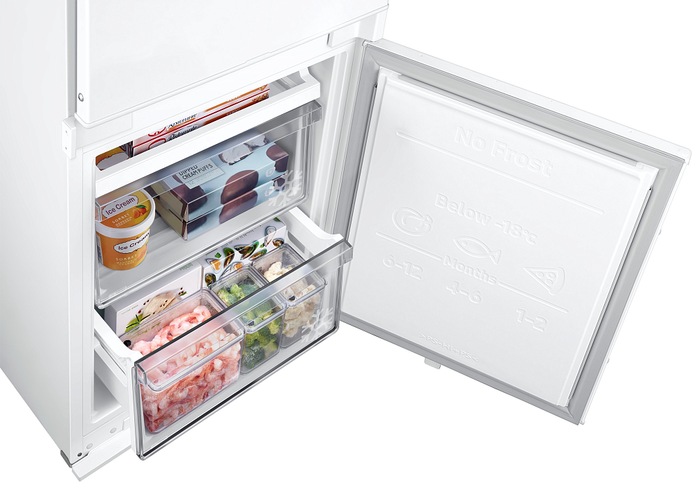 Встраиваемый холодильник Samsung BRB26705EWW с увеличенным полезным объёмом SpaceMax, 267 л BRB26705EWW, цвет белый - фото 6