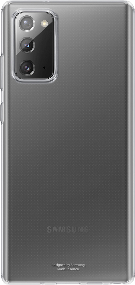 Чехол Samsung Clear Cover для Galaxy Note20 прозрачный EF-QN980TTEGRU - фото 1