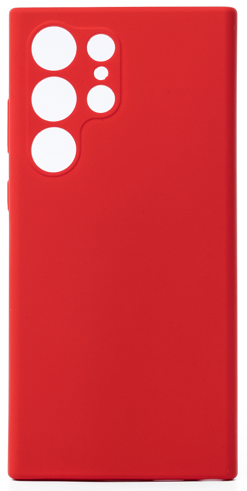 Чехол Deppa Liquid Silicone Pro для Galaxy S23 Ultra Красный 88372 - фото 1