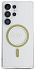 Чехол Guess Glitter Circle MagSafe для Galaxy S25 Ultra прозрачный Фото 3