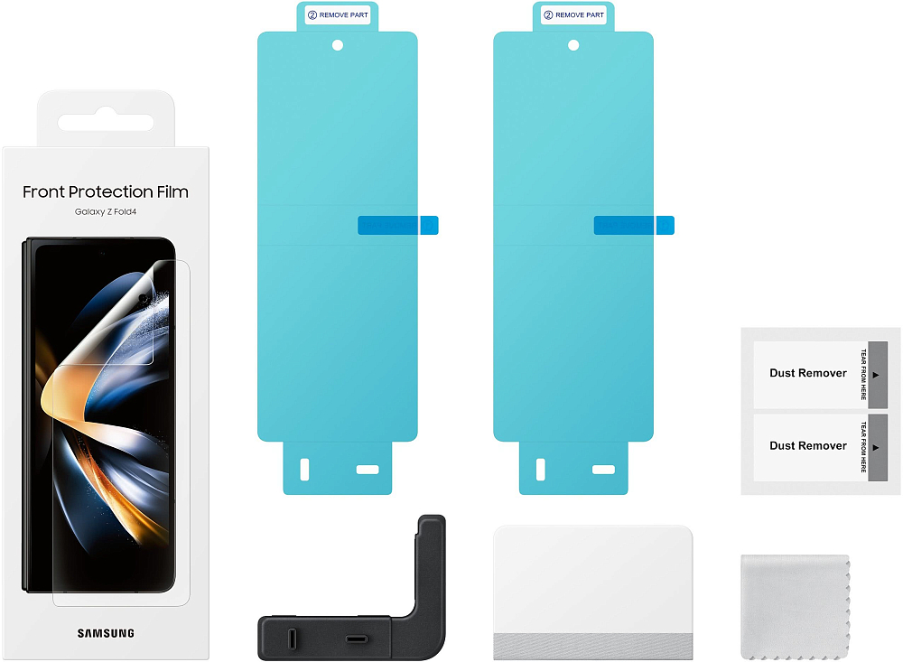 Защитная пленка Samsung для Z Fold4 EF-UF93PCTEGRU, цвет прозрачный - фото 3