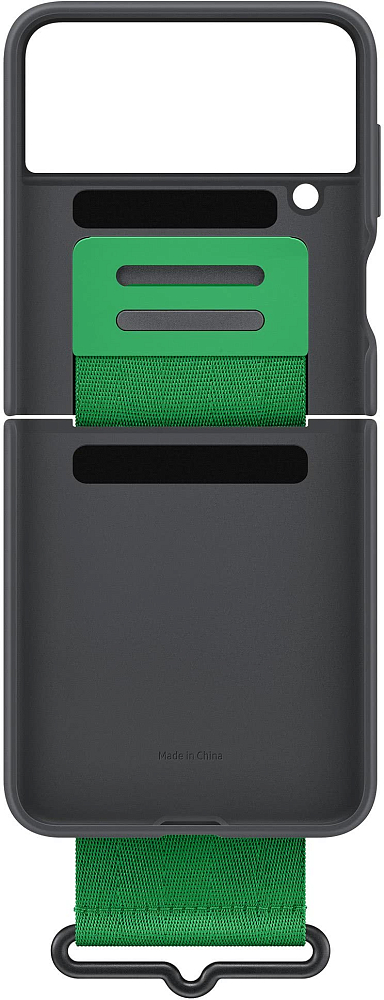 Чехол Samsung Silicone Cover with Strap для Z Flip4 черный EF-GF721TBEGRU - фото 7