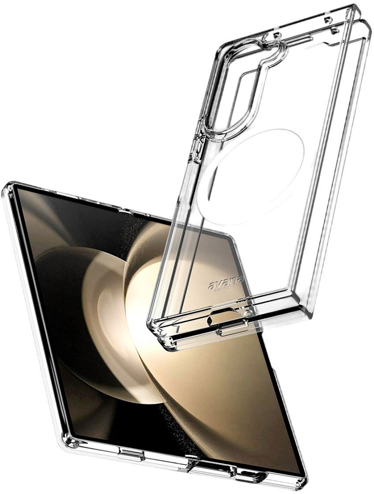 Чехол Avana Чехол Avana Compatible with MagSafe для Samsung Galaxy Z Fold6 прозрачный фото 2