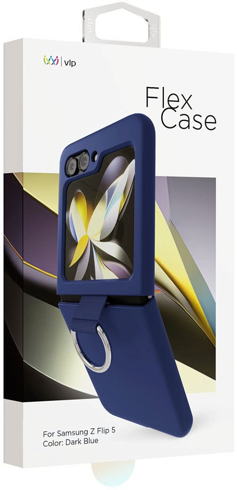Чехол VLP Soft Touch Case для Z Flip5 синий 10514004 - фото 5