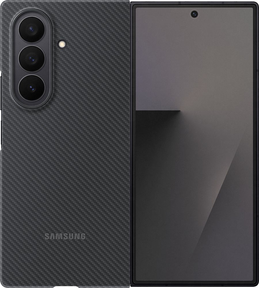 

Чехол Samsung Carbon Case для Z Fold7 черный, Carbon Case для Z Fold7 черный