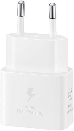 Сетевое зарядное устройство Samsung T2510 25Вт USB Type-C без кабеля белый Фото 2