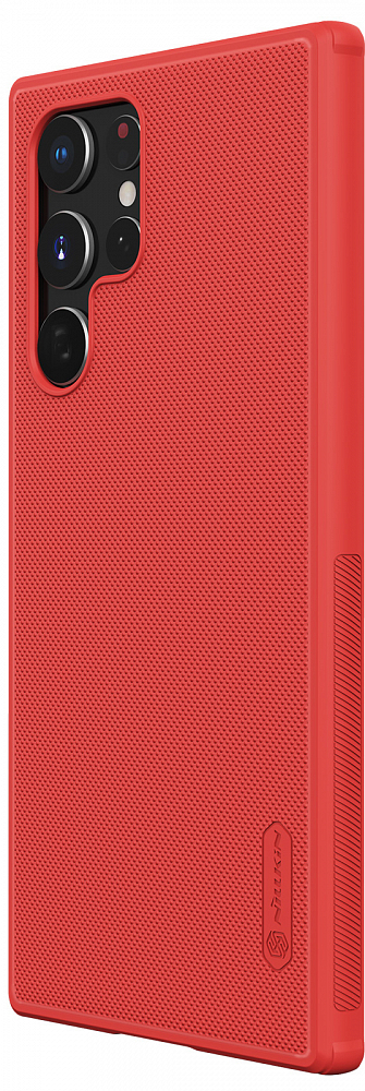 Чехол Nillkin Frosted Shield Pro для Galaxy S22 Ultra красный 6902048235458 - фото 3