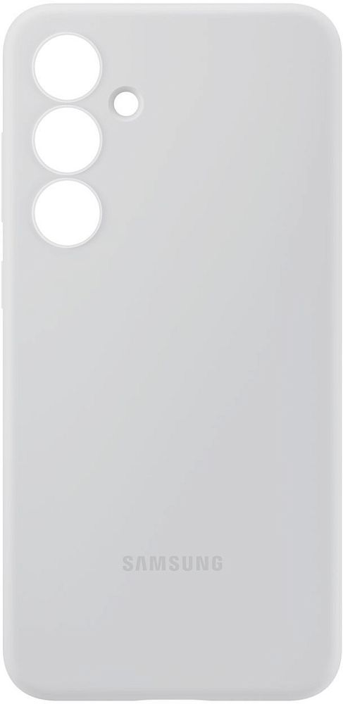 Чехол Samsung Smart Silicone Case Galaxy S24 FE серый фото 4