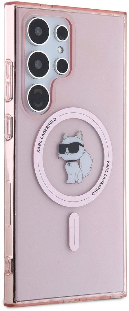 Чехол Karl Lagerfeld NFT Choupette MagSafe для Galaxy S24 Ultra розовый фото 2