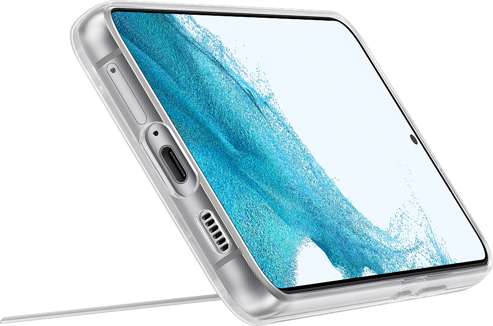 Чехол Samsung Clear Standing Cover S22+ прозрачный EF-JS906CTEGRU Clear Standing Cover S22+ прозрачный - фото 5