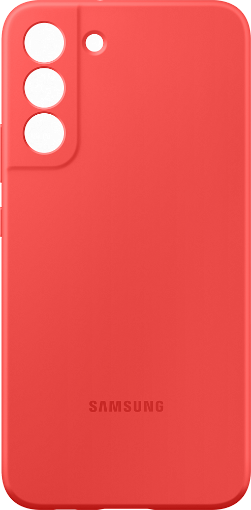 Чехол Samsung Silicone Cover для Galaxy S22+ ярко-красный EF-PS906TPEGRU Silicone Cover для Galaxy S22+ ярко-красный - фото 4