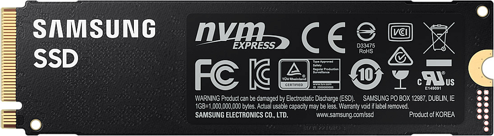 SSD-накопитель Samsung 980 PRO NVMe M.2, 500 ГБ MZ-V8P500BW - фото 2
