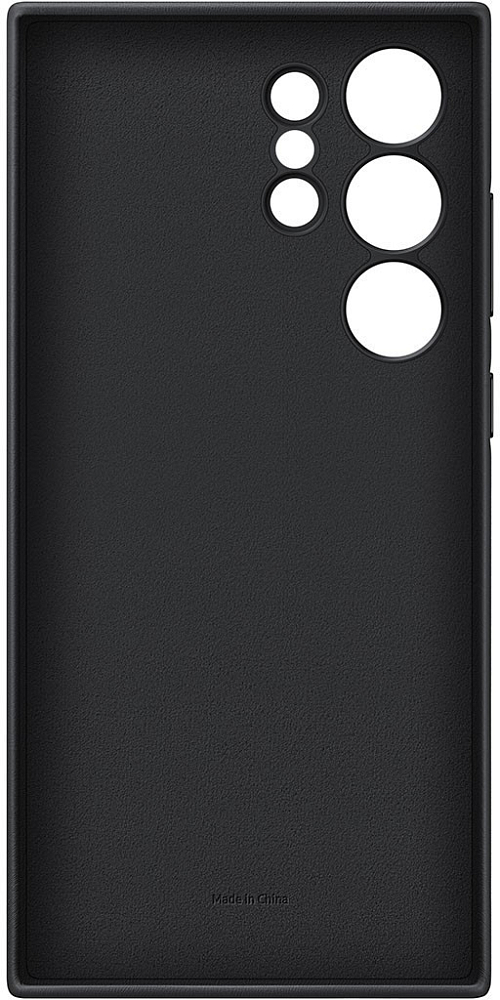 Чехол Samsung Чехол Samsung Vegan Leather Case S24 Ultra черный фото 5