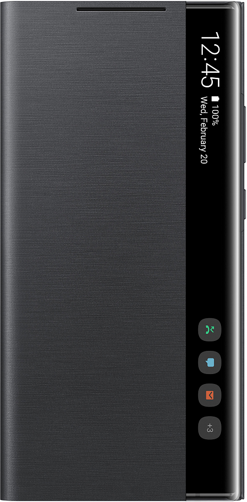 Чехол-книжка Samsung Smart Clear View Cover для Galaxy Note20 Ultra черный