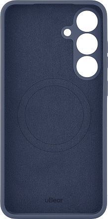 Чехол uBear Touch Mag Case для Galaxy S25+, soft-touch темно-синий Фото 2