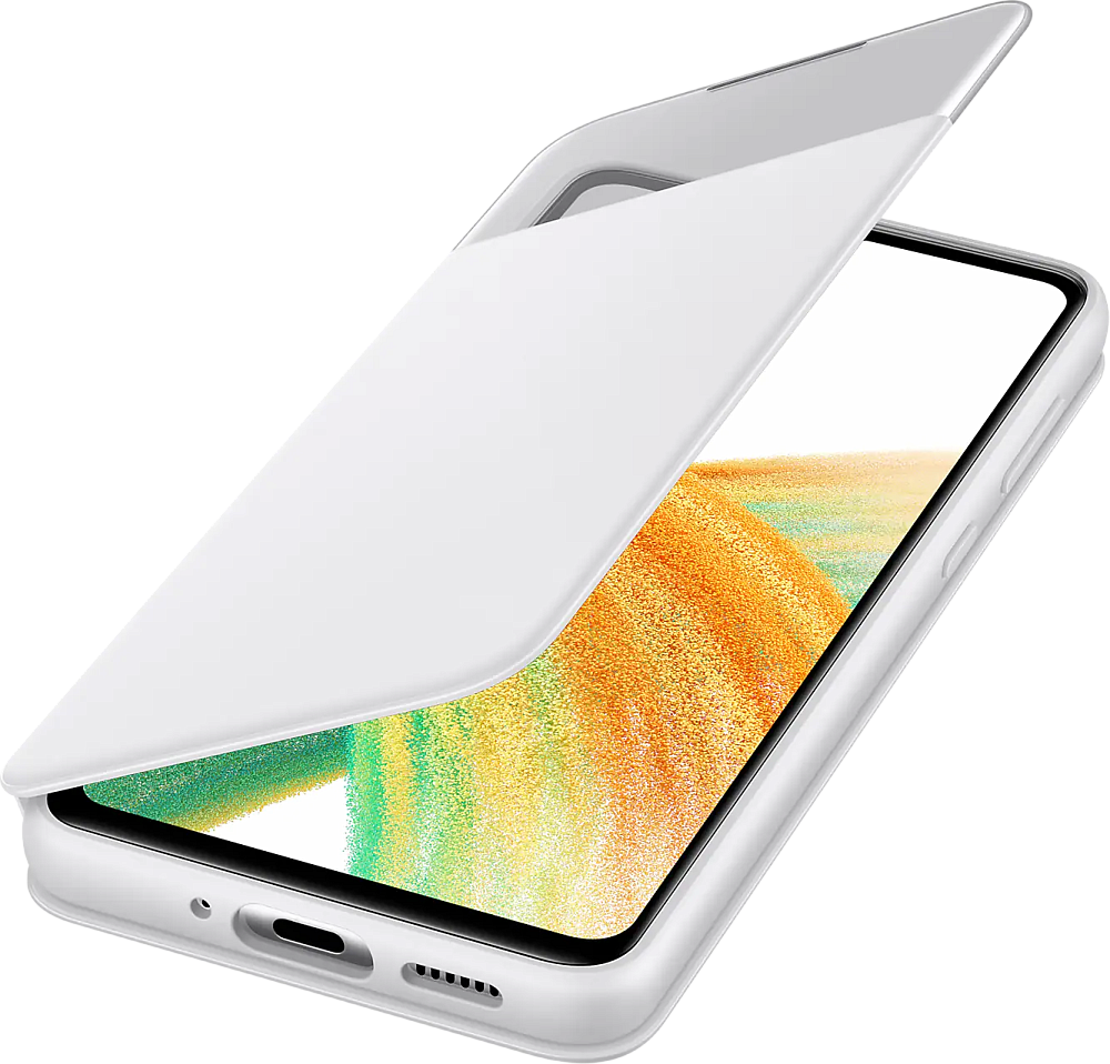 Чехол Samsung Smart S View Wallet Cover Galaxy A33 Белый EF-EA336PWEGRU - фото 4