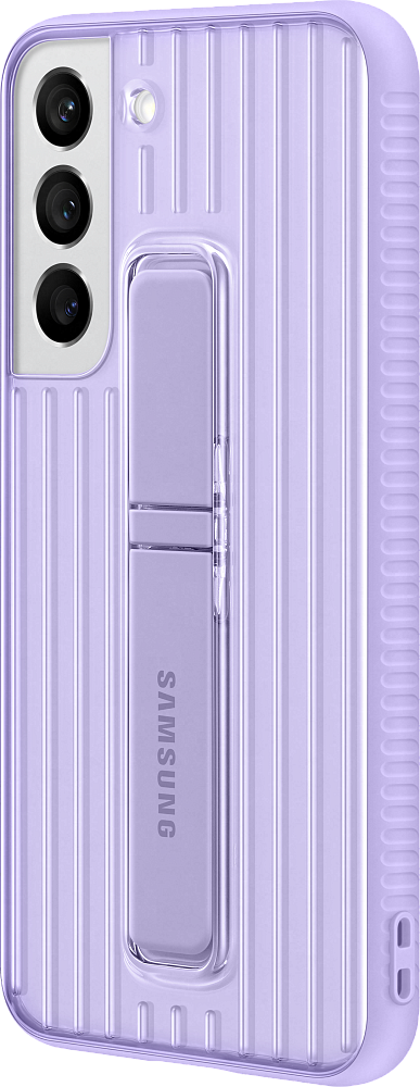 Чехол Samsung Protective Standing Cover для Galaxy S22 фиолетовый EF-RS901CVEGRU - фото 4