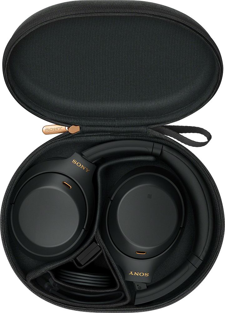 Беспроводные наушники Sony WH-1000XM4 Bluetooth черные WH1000XM4B.E, цвет черный - фото 10