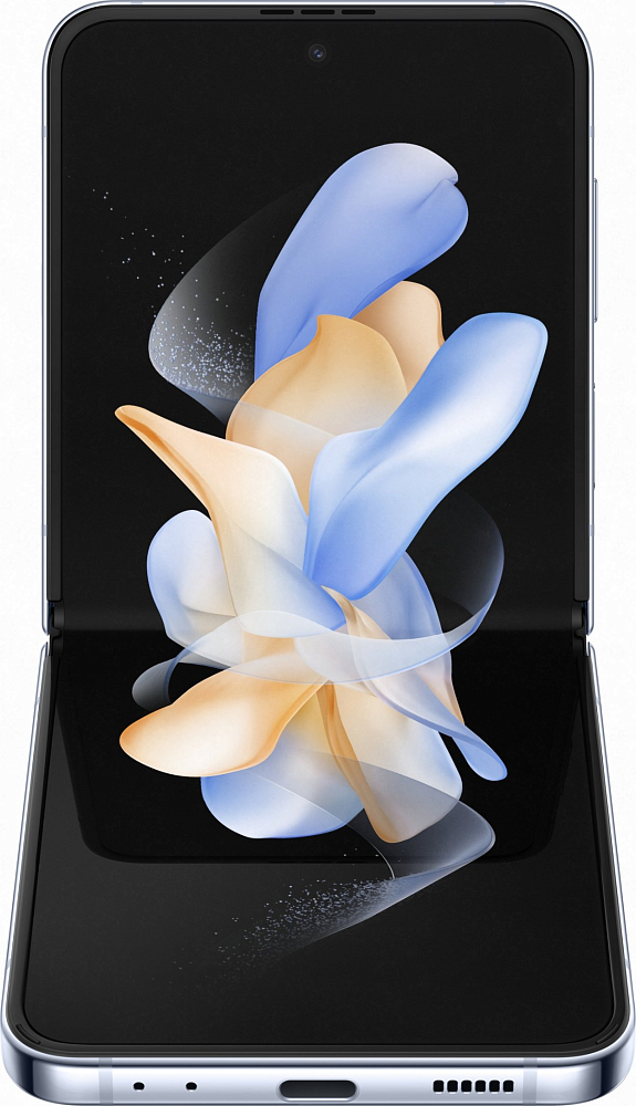 Смартфон Samsung Galaxy Z Flip4 128 ГБ голубой SM-F721BLBGCAU - фото 2