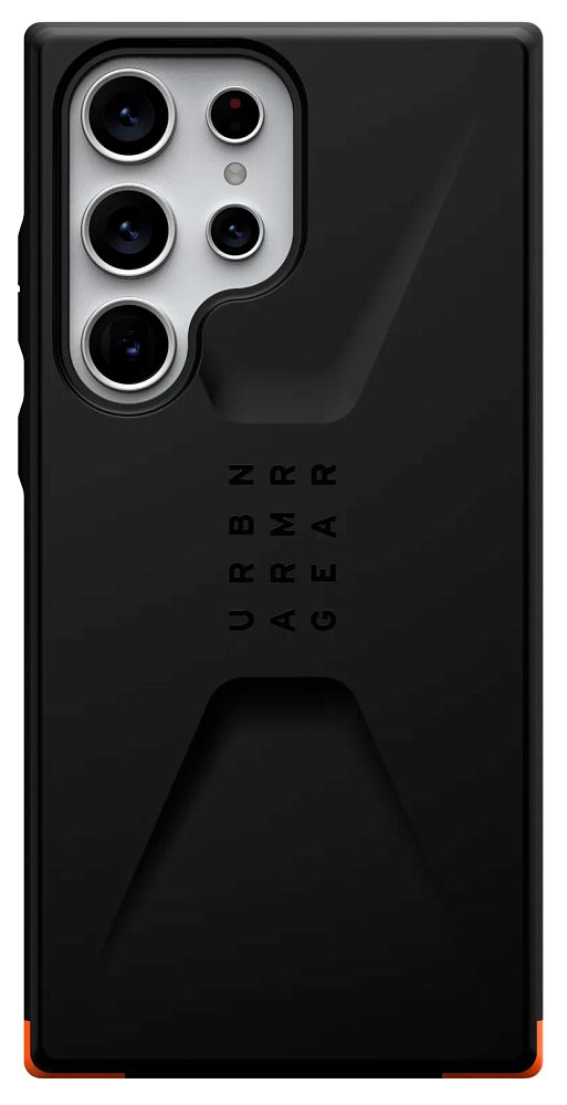 Чехол UAG Civilian Black для Galaxy S23 Ultra черный 214136114040 - фото 1