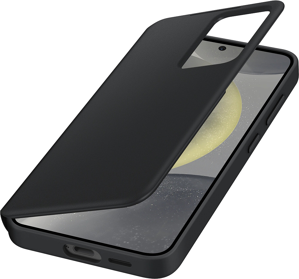 Чехол-книжка Samsung Smart View Wallet Case S24 черный EF-ZS921CBEGRU - фото 4