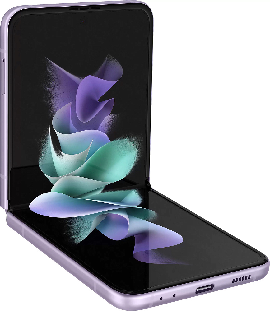 Смартфон Samsung Galaxy Z Flip3 5G 256 ГБ (обновленный усилитель) лавандовый (SM-F711BLVFCAU) SM-F711BLVFSER, цвет лаванда Galaxy Z Flip3 5G 256 ГБ (обновленный усилитель) лавандовый (SM-F711BLVFCAU) - фото 2