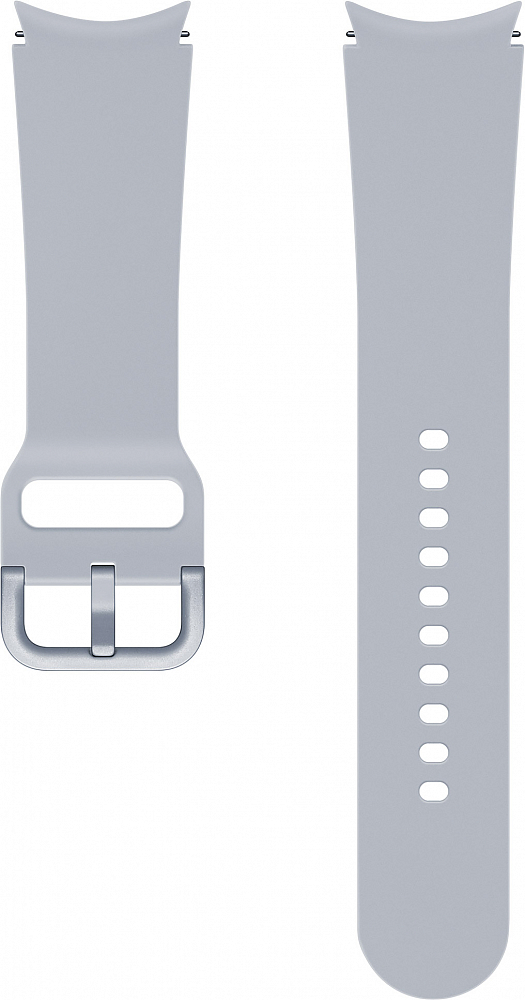 Ремешок Samsung Sport Band для Galaxy Watch4 | Watch3, 20 мм, M/L серебристый