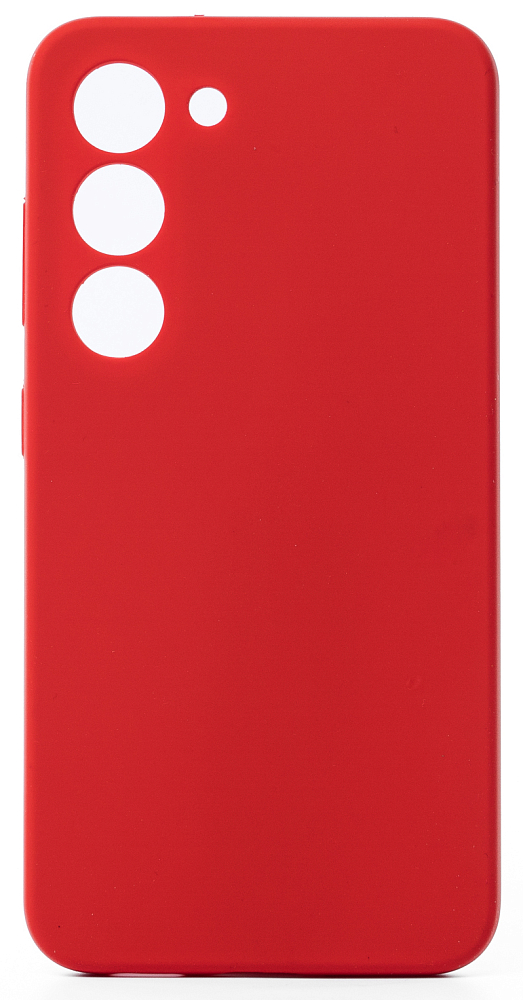 Чехол Deppa Liquid Silicone Pro для Galaxy S23 Красный 88374 - фото 1