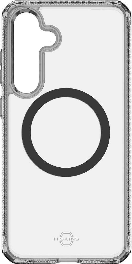 Чехол Itskins Hybrid Clear для Galaxy S25 дымчатый фото 4