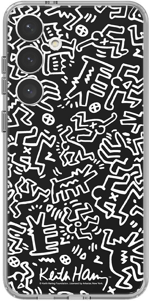 Панель для чехла Samsung Панель для чехла Samsung Flipsuit S24+ Keith Haring Mono фото 2