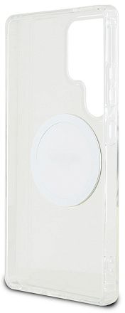 Чехол Guess Middle Colored Ring MagSafe для Galaxy S25 Ultra белый Фото 2
