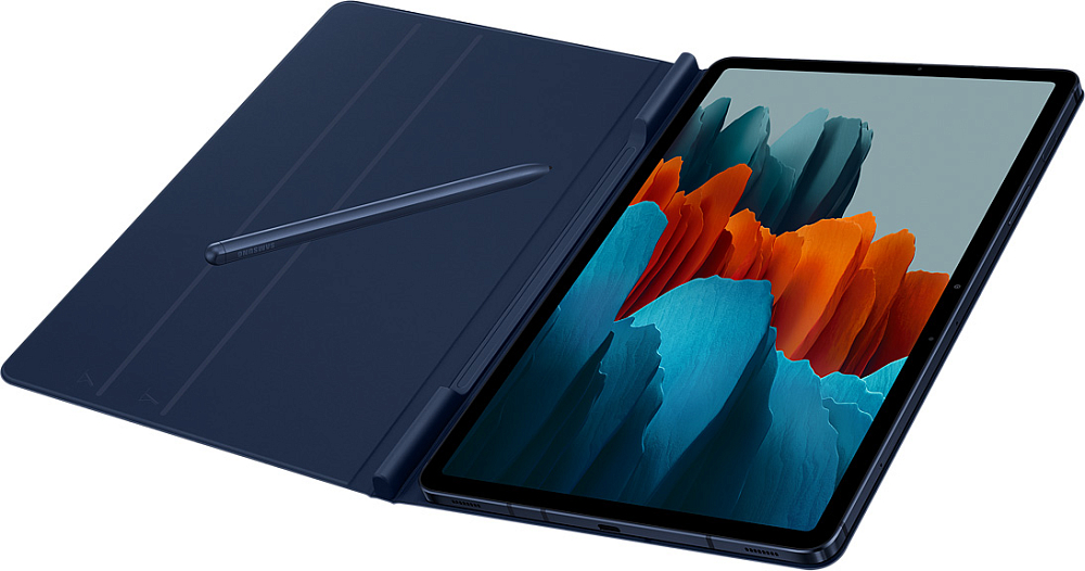 Чехол-книжка Samsung Book Cover для Galaxy Tab S8 | S7 темно-синий EF-BT630PNEGRU - фото 6