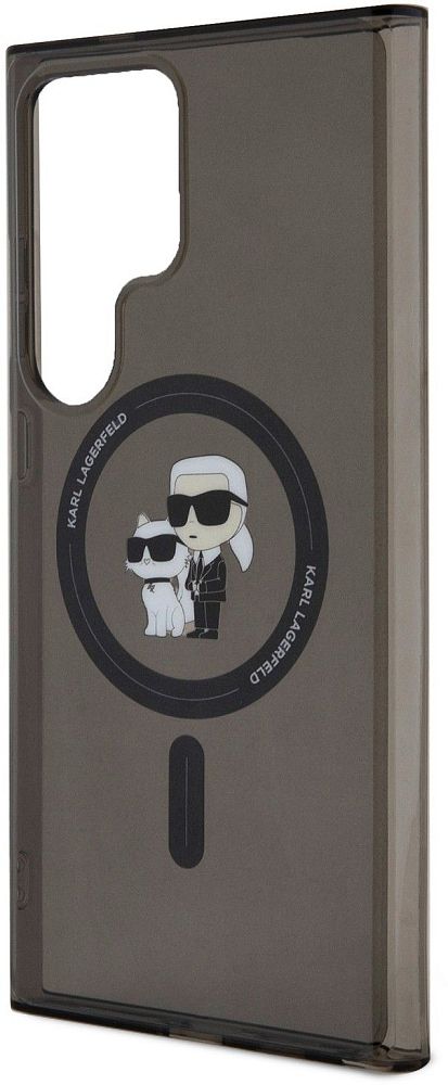 Чехол Karl Lagerfeld Choupette MagSafe для Galaxy S24 Ultra черный фото 3