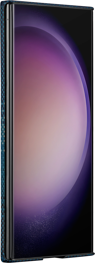 Чехол Pitaka MagEZ 4 Case для Galaxy S24 Ultra, кевлар Moonrise синий FM2401U - фото 5