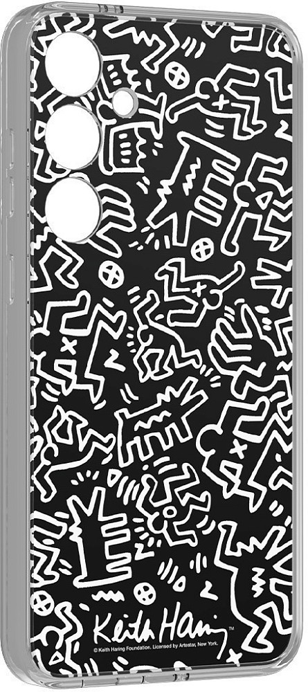 Панель для чехла Samsung Flipsuit S24+ Keith Haring Mono фото 3