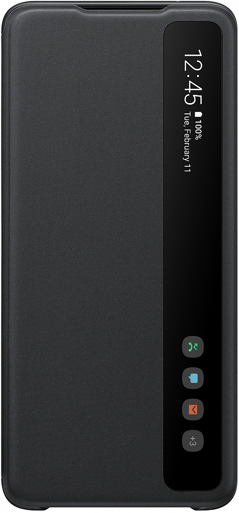 Чехол-книжка Samsung Clear View Cover для Galaxy S20 Ultra черный