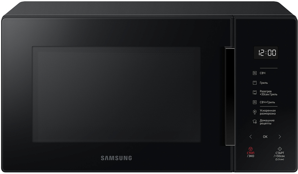 Микроволновая печь Samsung с грилем MW5000T, 23 л черный