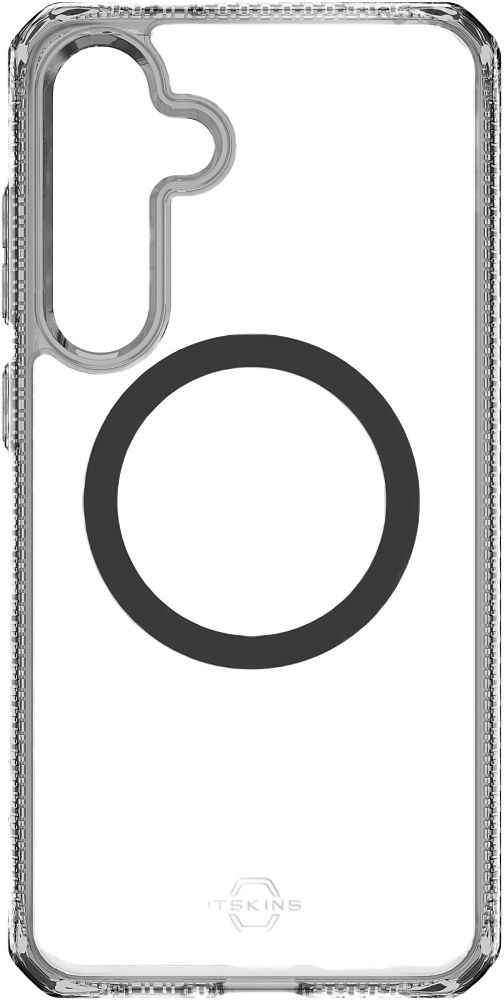 Чехол Itskins Hybrid Clear для Galaxy S25+ дымчатый фото 4